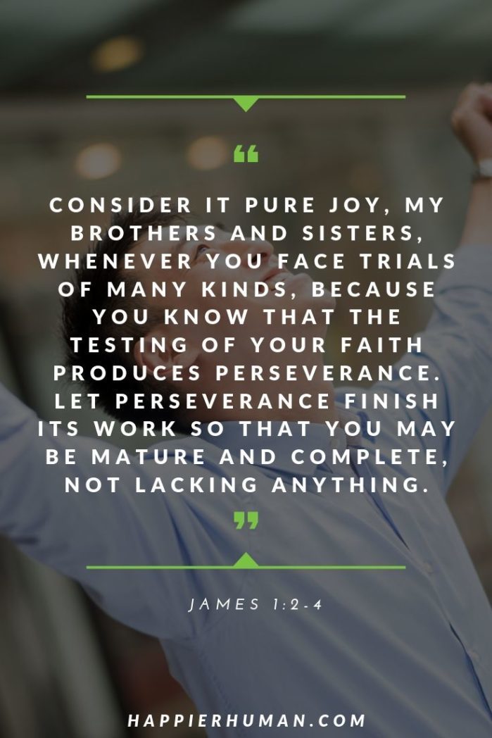 struggle produces perseverance bible verse