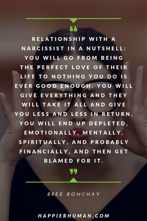 relationship narcissist narcissists narcissistic selfish mauidining ego nutshell financially happierhuman