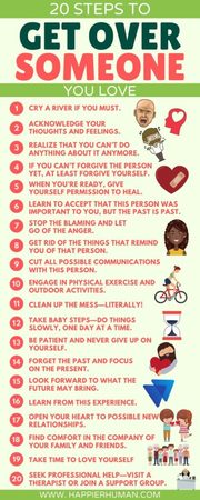 20 Ways To Get Over Someone You Love & Move On