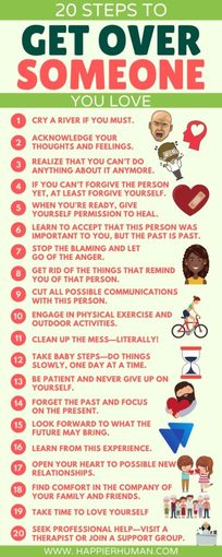 20 Ways to Get Over Someone You Love & Move On