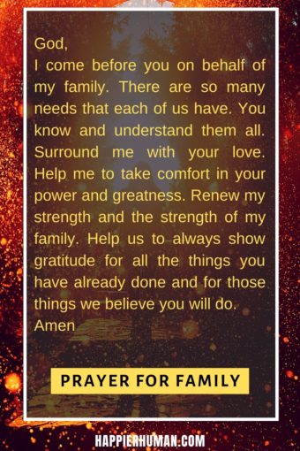 21 Prayers For Your Family During Difficult Times - Happier Human