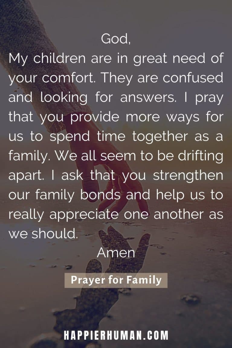 21 Prayers for Your FAMILY During Difficult Times - Happier Human