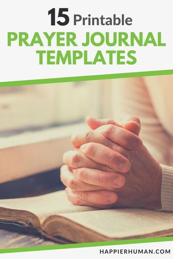 15 Best Printable Prayer Journal Templates [2025 Update]