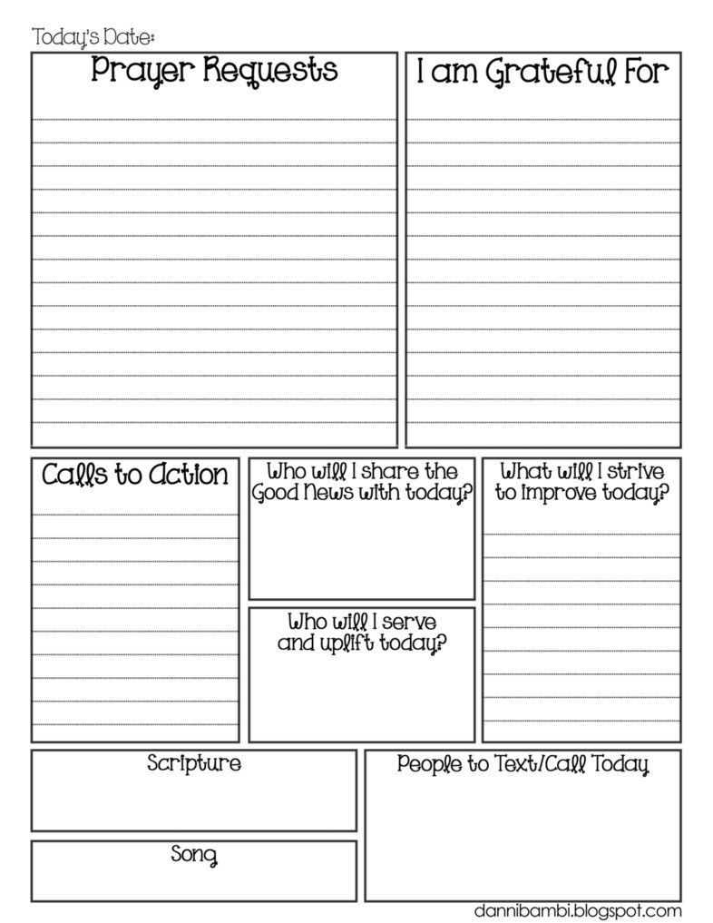 15 Printable Prayer Journal Templates For 2021 Happier Human