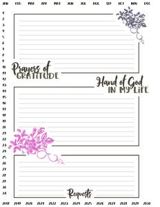 15 Best Printable Prayer Journal Templates for 2022 - Happier Human