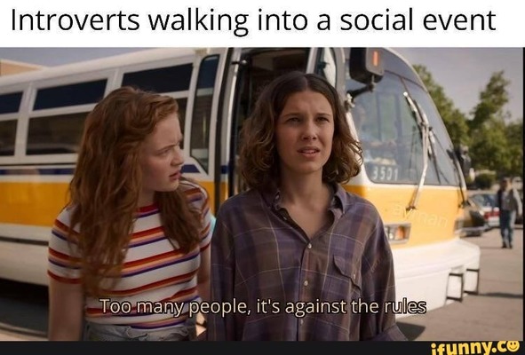 57 Memes Introvertis pour vous faire rire (tout seul) - Romantikes