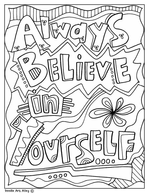 21 printable motivational coloring pages for kids happier human