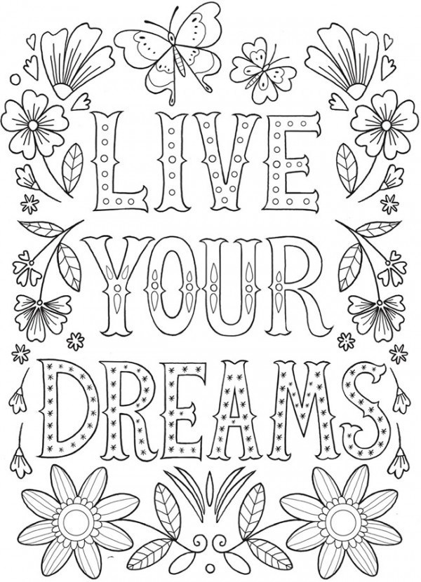21 Printable Motivational Coloring Pages for Kids - Happier Human