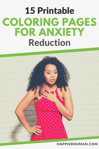 15 Printable Coloring Pages for Anxiety Reduction - Happier Human