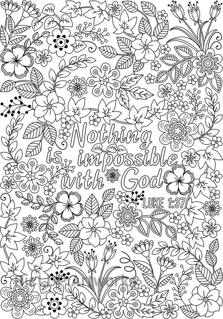 11 Faith Coloring Pages For Adults Happier Human