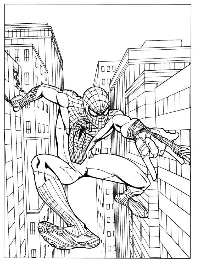 10 Girl Spiderman Coloring Pages for Your Little Superhero