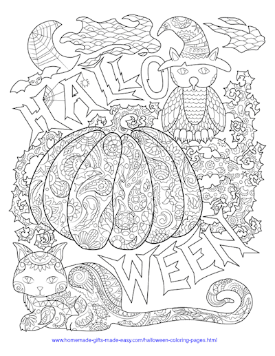 59 free halloween coloring pages for adults in 2022 happier human