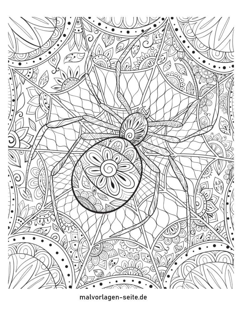 advanced halloween coloring pages to print