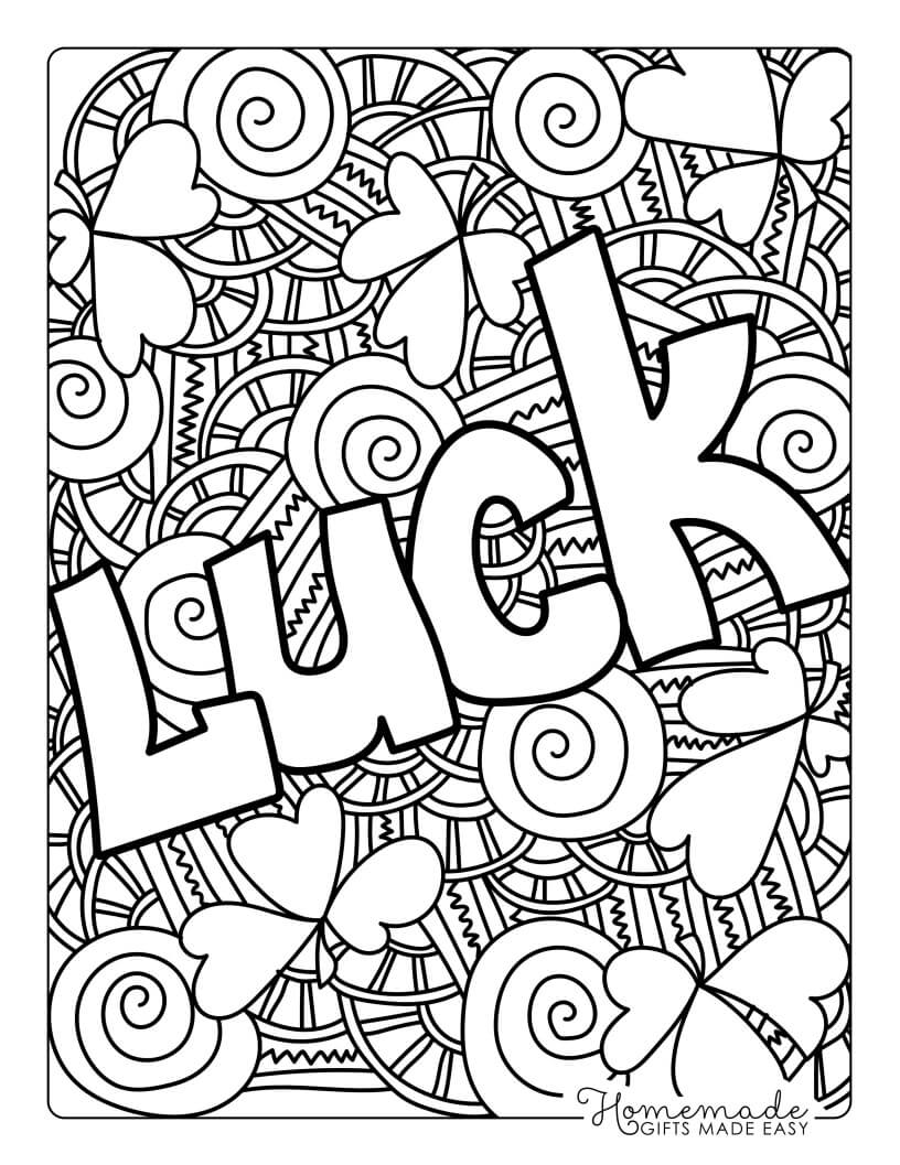 45 Printable St Patrick #39 s Day Coloring Pages for Adults Kids