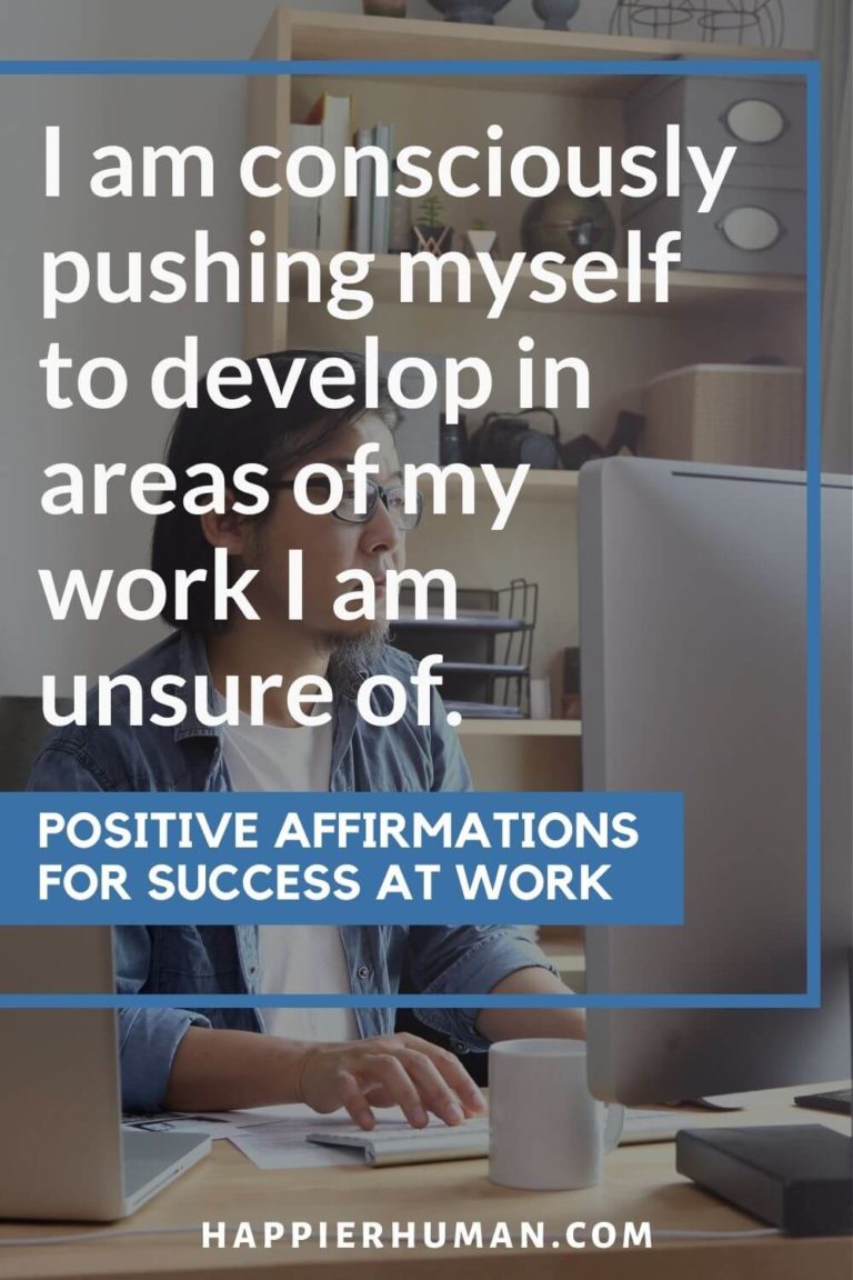 100 Positive Affirmations for Success at Work [New for 2024] - Happier ...