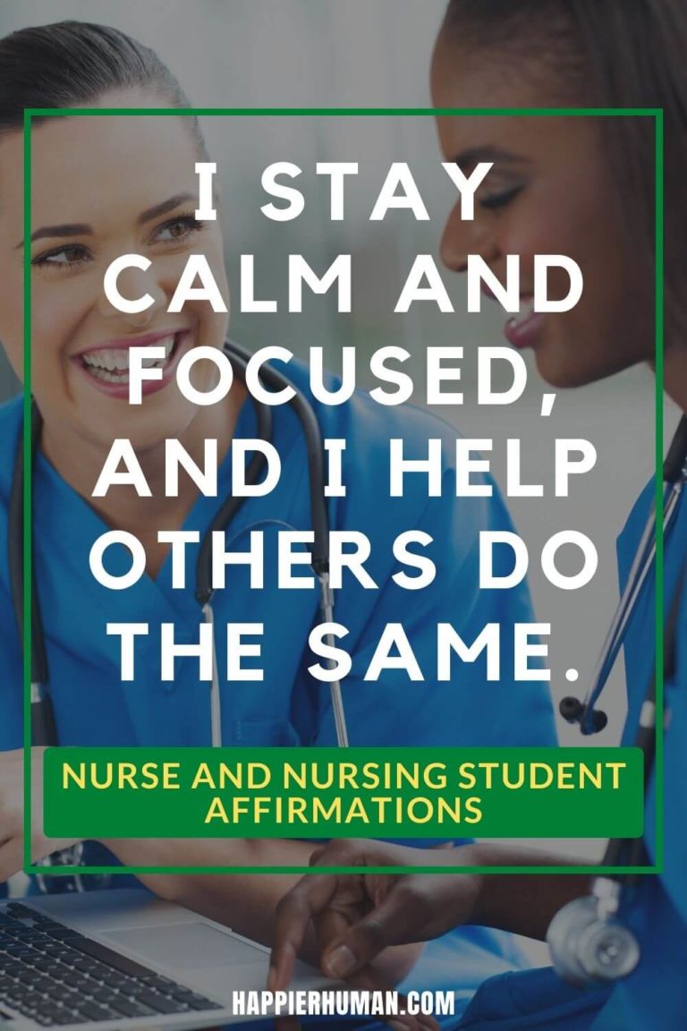 99 Nurse and Nursing Student Affirmations