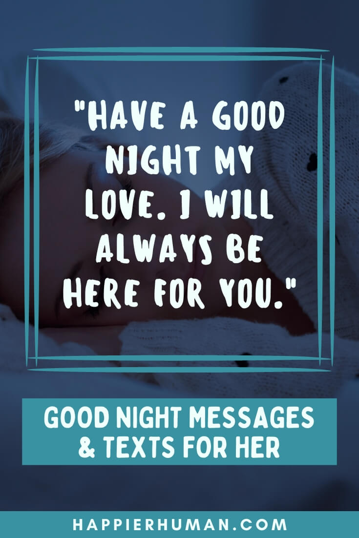 goodnight messages for your lover