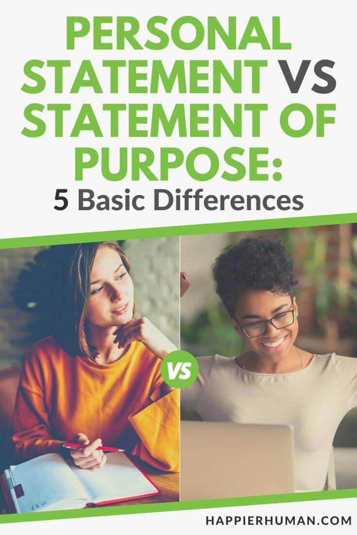 supporting statement vs personal statement