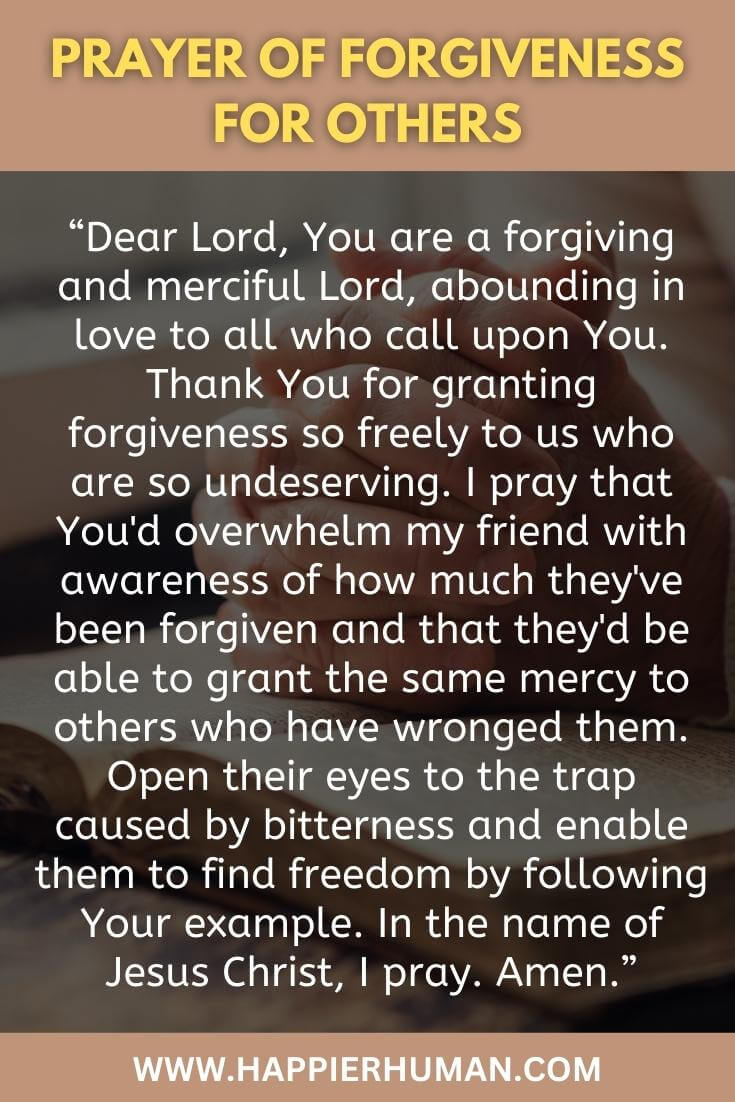 17 Prayers For Forgiveness Forgive Yourself And Others
