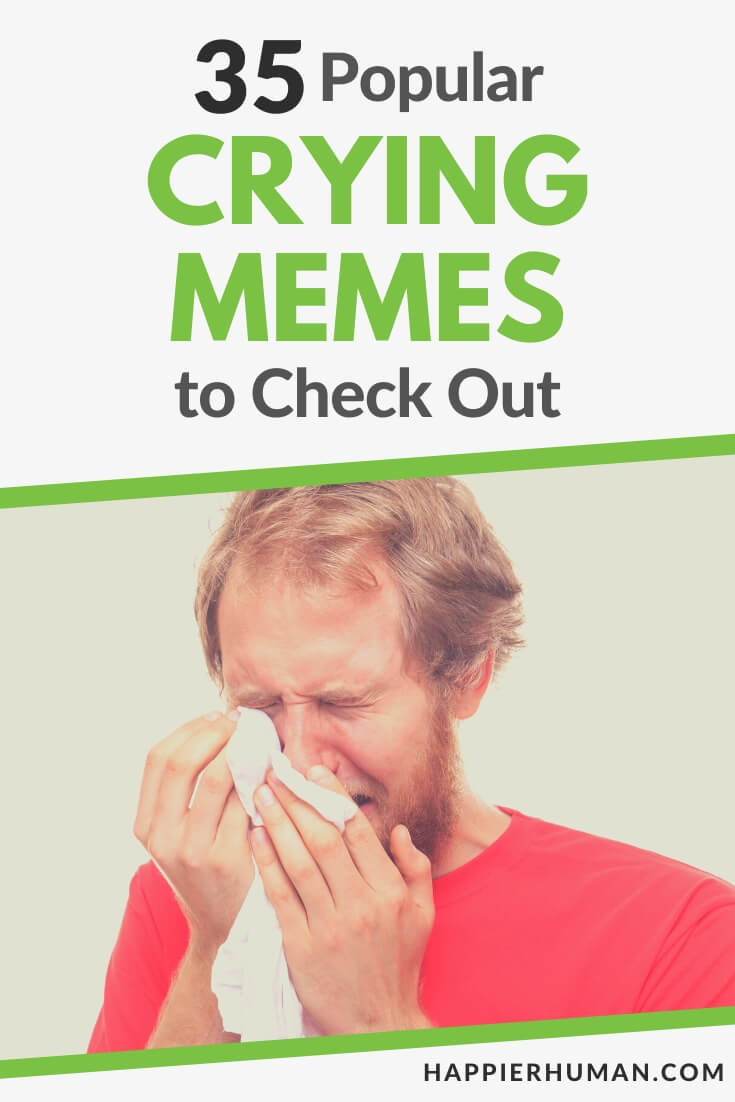 35 Popular Crying Memes to Check Out in 2024 - Happier Human