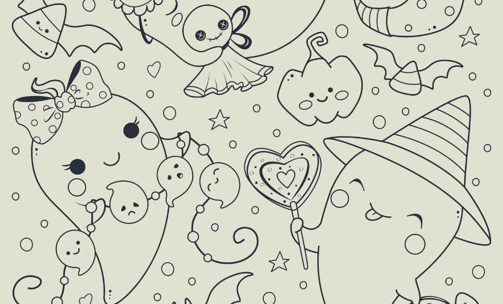 pretty coloring pages for kids