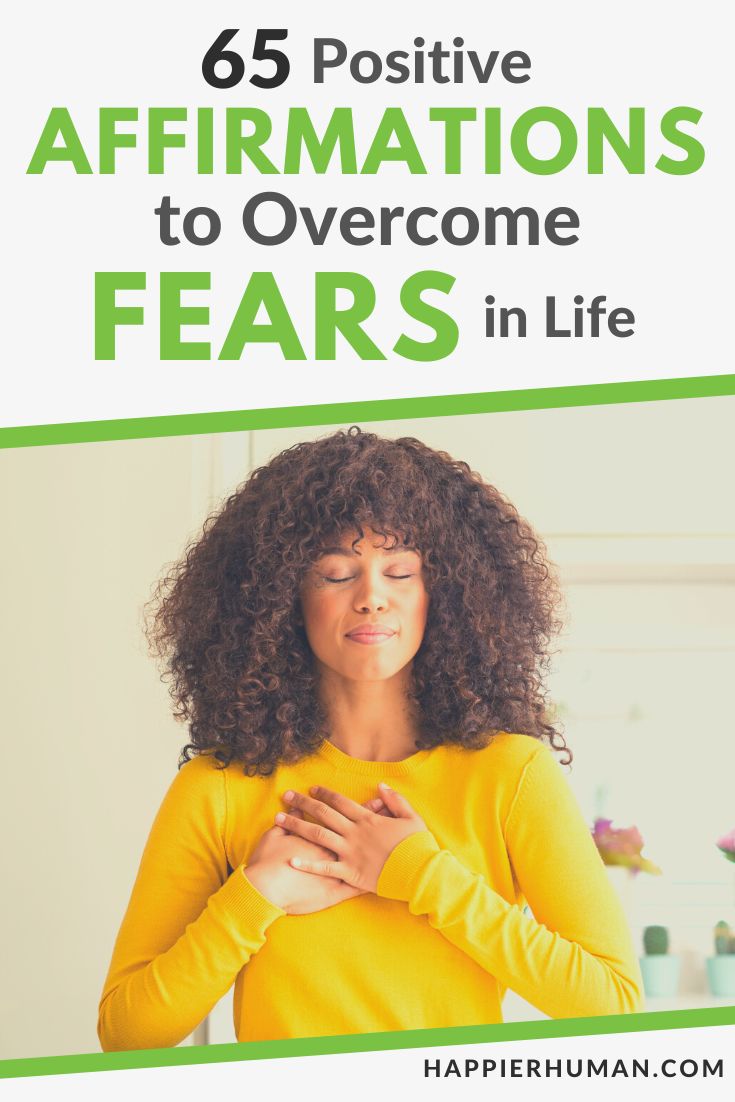 affirmations for fear | affirmations for fear and anxiety | affirmations for fear of being judged