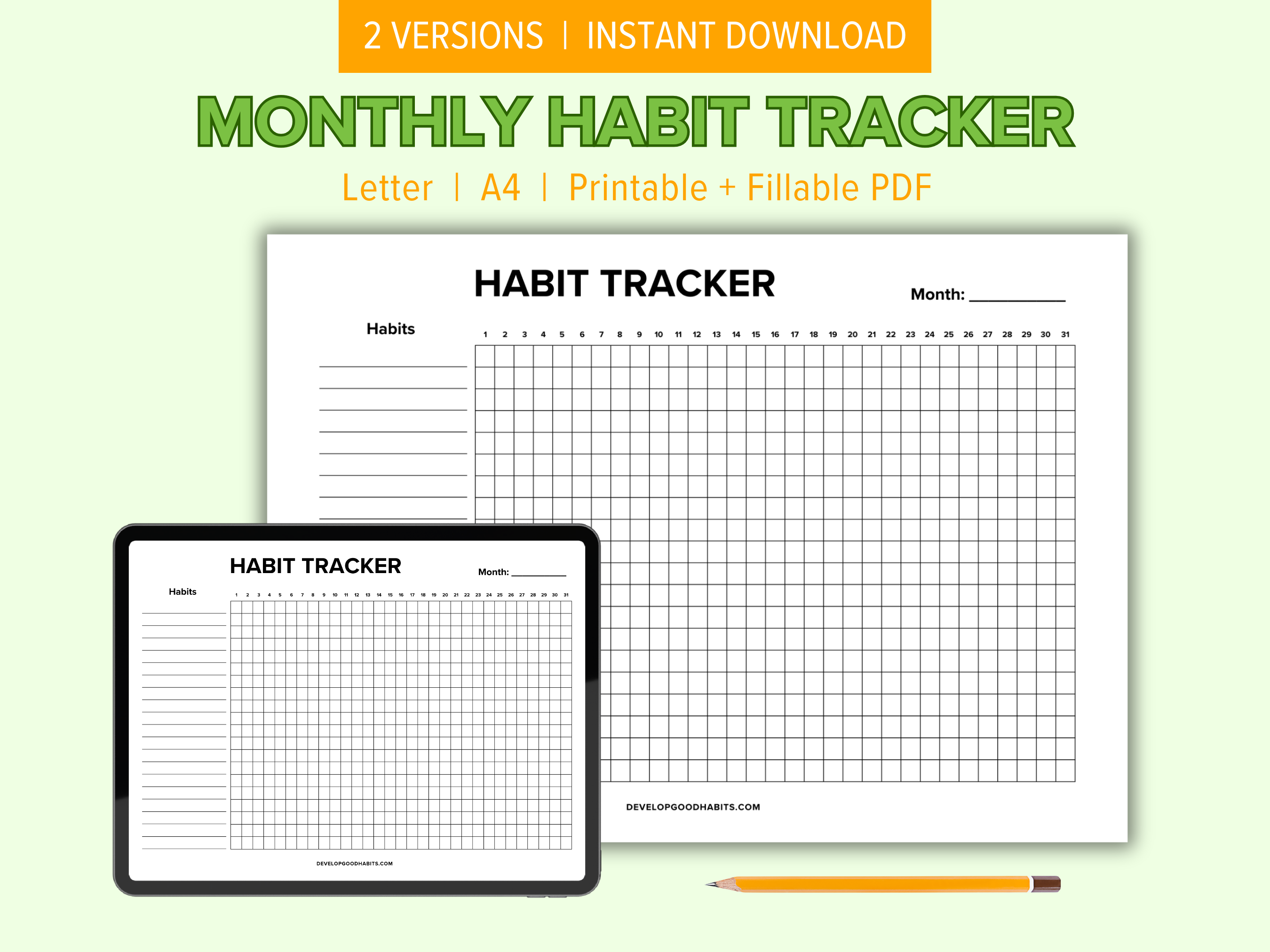 Habit Tracker Bundle Confirmation - Happier Human