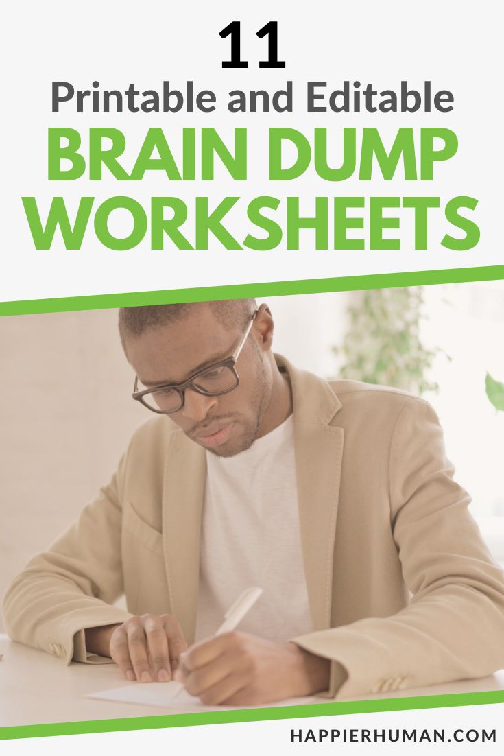 brain dump worksheet | brain dump | brain dump meaning