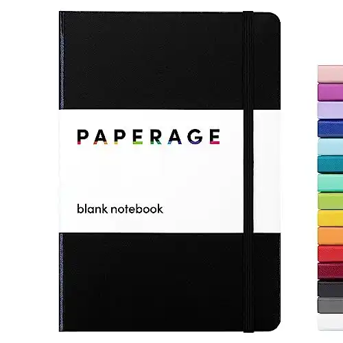 PAPERAGE Blank Journal Notebook