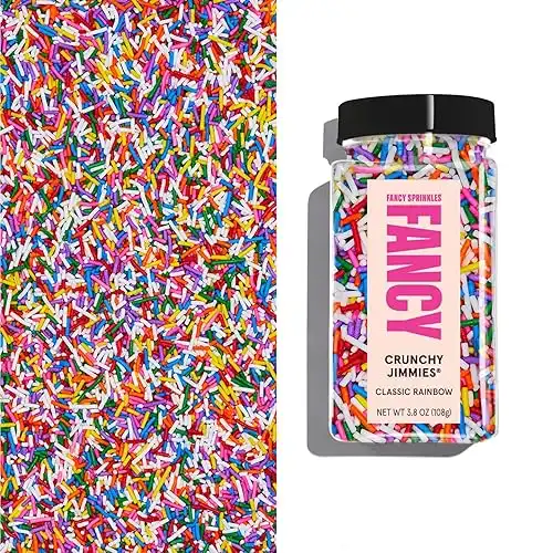 Fancy Sprinkles Classic Rainbow Crunchy Jimmies